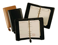 6-Ring Bonded Leather Organizers