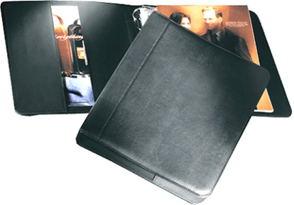 D Ring Leather Binder  Purchase Custom Leather D Ring Binder at